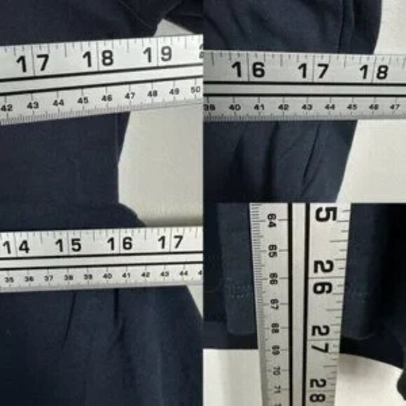 NWT Samsoe Navy Blue V-Neck Short Sleeve T-Shirt Mens Size Medium Marian Tee NEW - Picture 4 of 7